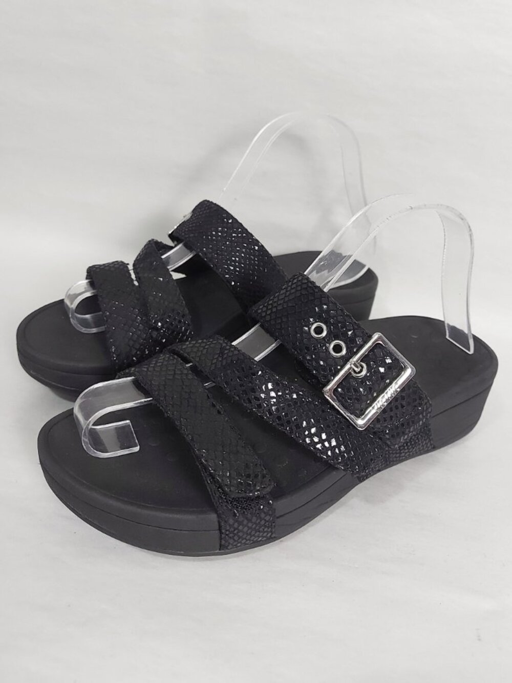 Vionic Pacific Rio Arch Support Orthotic Buckle Strap Platform Comfort Slide 7